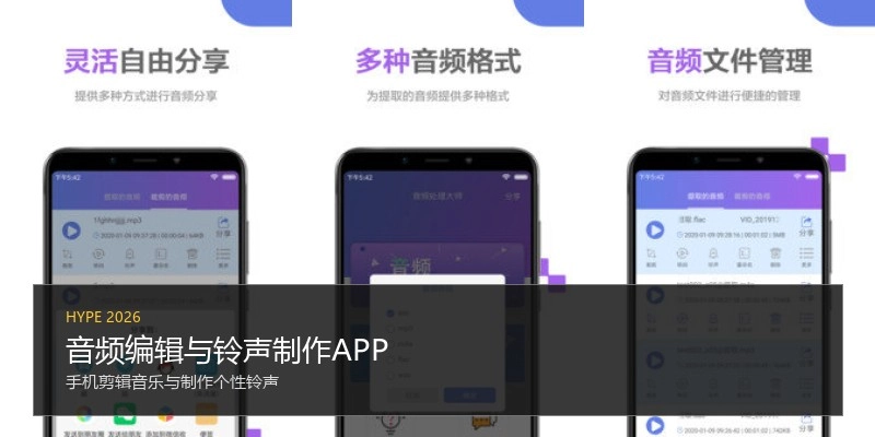 音频编辑与铃声制作APP