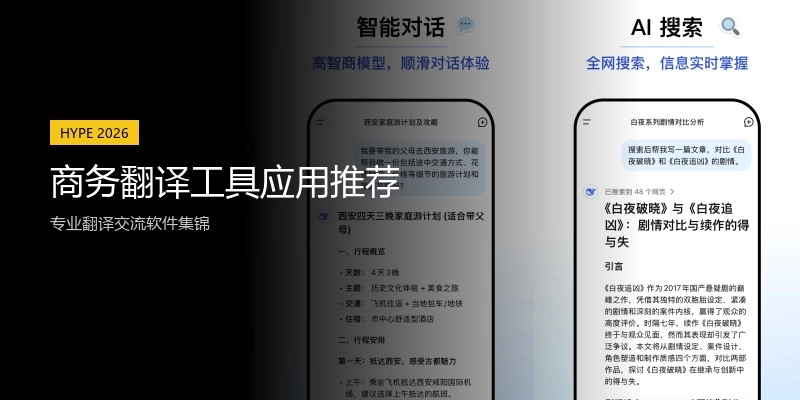 商务翻译工具应用推荐