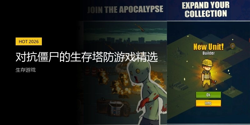 对抗僵尸的生存塔防游戏精选