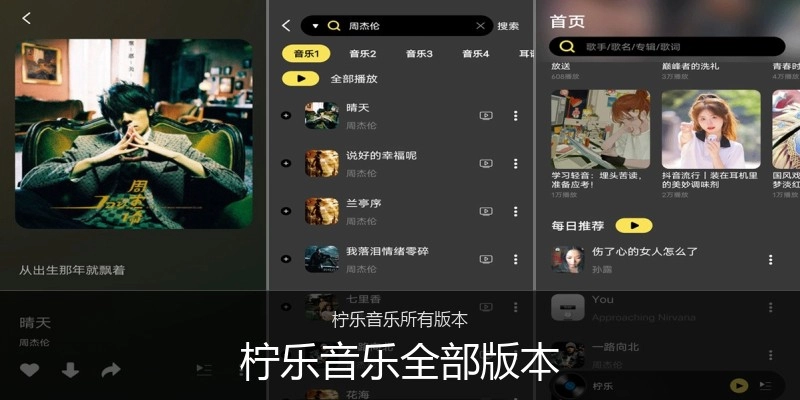 柠乐音乐全部版本