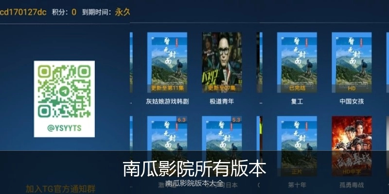 南瓜影院所有版本