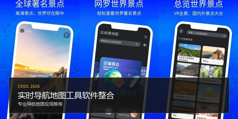 实时导航地图工具软件整合