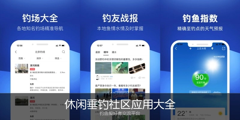 休闲垂钓社区应用大全