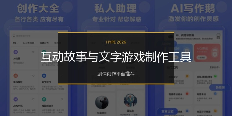 互动故事与文字游戏制作工具