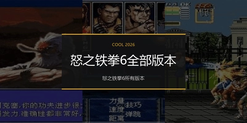 怒之铁拳6全部版本