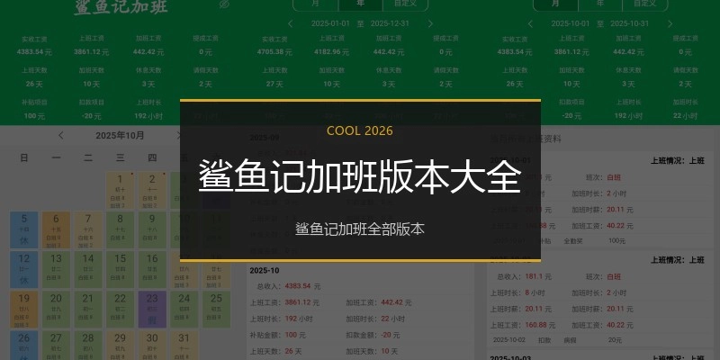 鲨鱼记加班版本大全