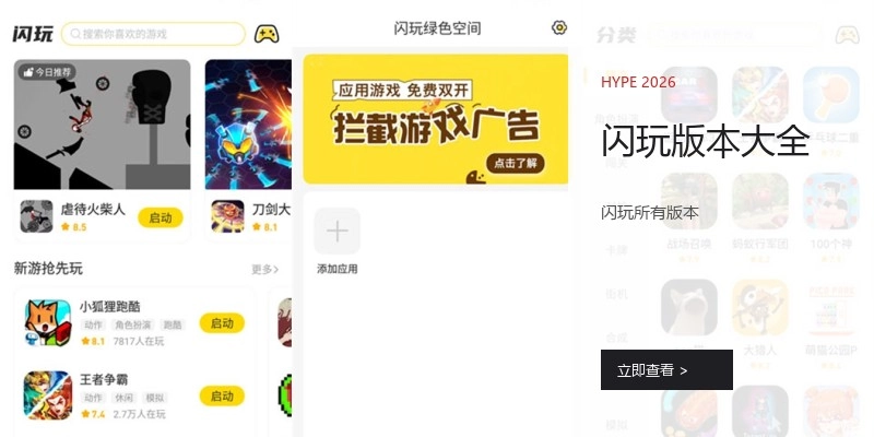 闪玩版本大全