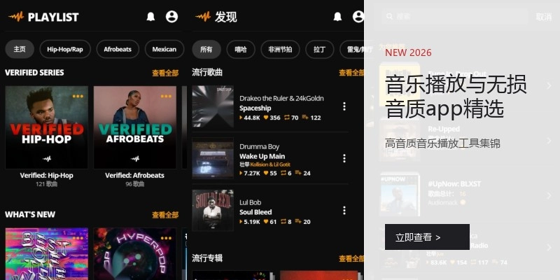 音乐播放与无损音质app精选