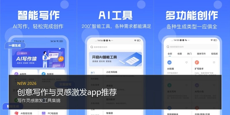 创意写作与灵感激发app推荐