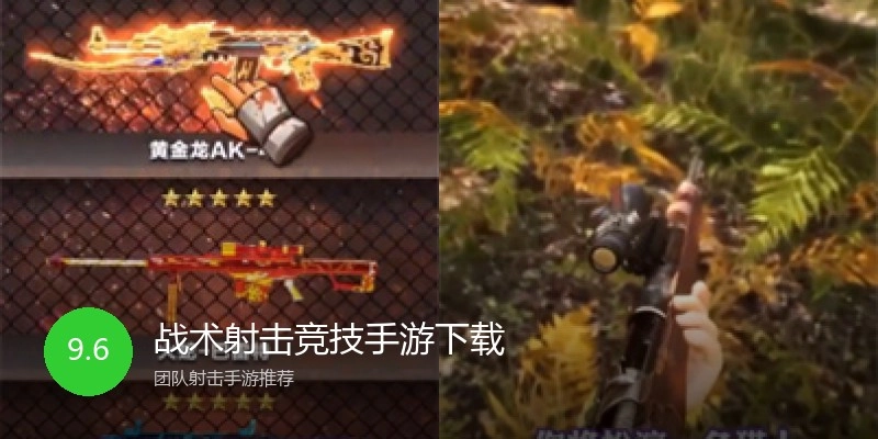 战术射击竞技手游下载
