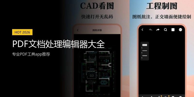 PDF文档处理编辑器大全