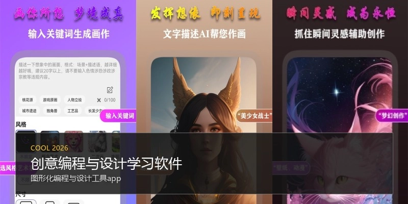 创意编程与设计学习软件