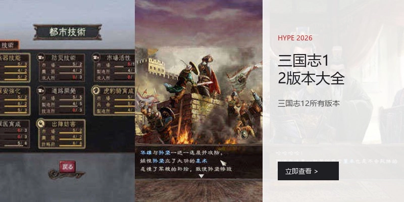 三国志12版本大全
