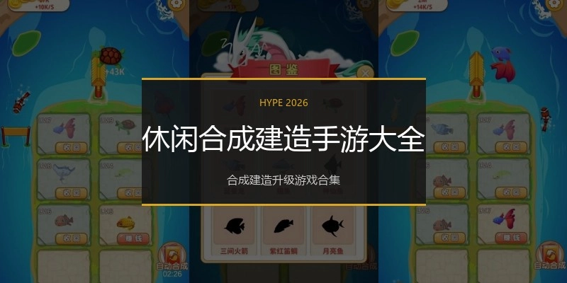 休闲合成建造手游大全