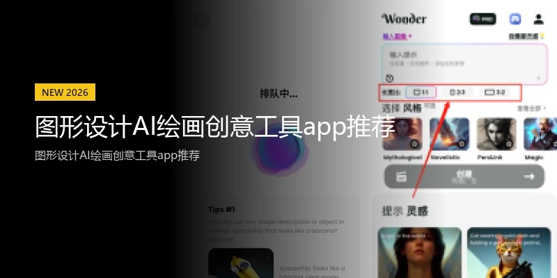 图形设计AI绘画创意工具app推荐