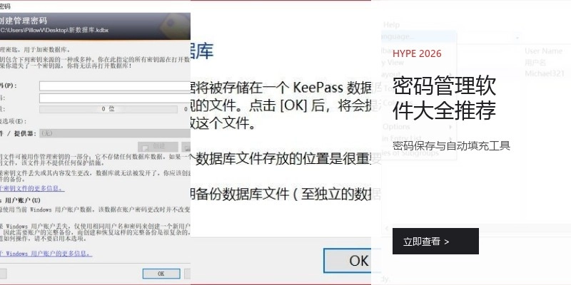 密码管理软件大全推荐