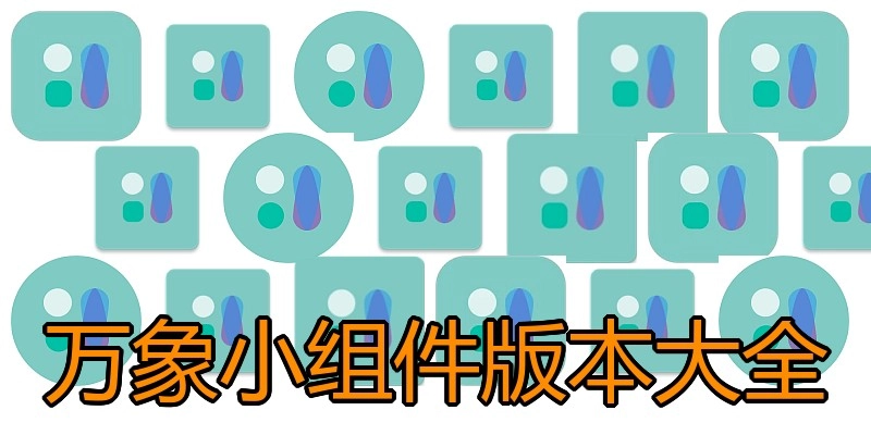 万象小组件版本大全