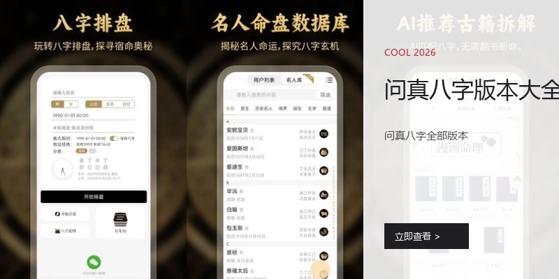 问真八字版本大全