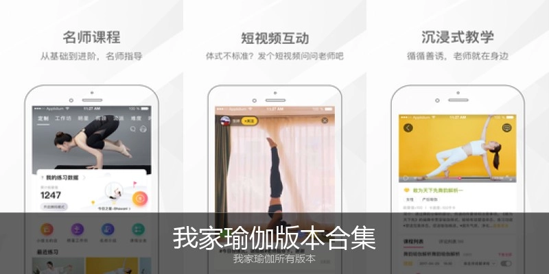 我家瑜伽版本合集