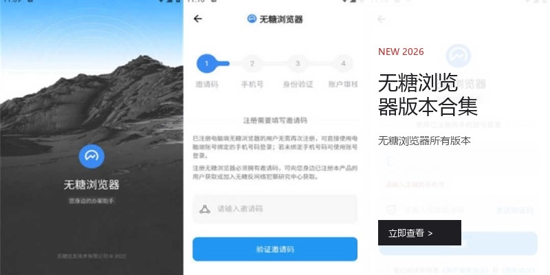无糖浏览器版本合集