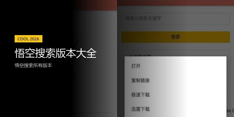 悟空搜索版本大全