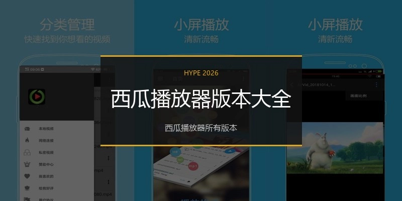 西瓜播放器版本大全