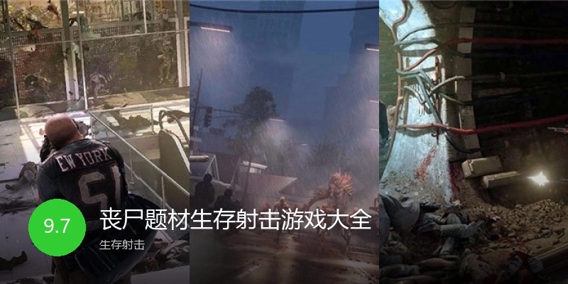 丧尸题材生存射击游戏大全