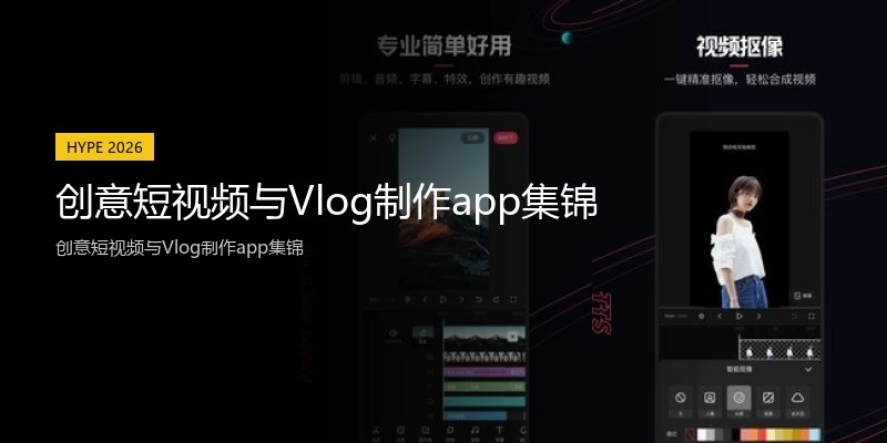 创意短视频与Vlog制作app集锦