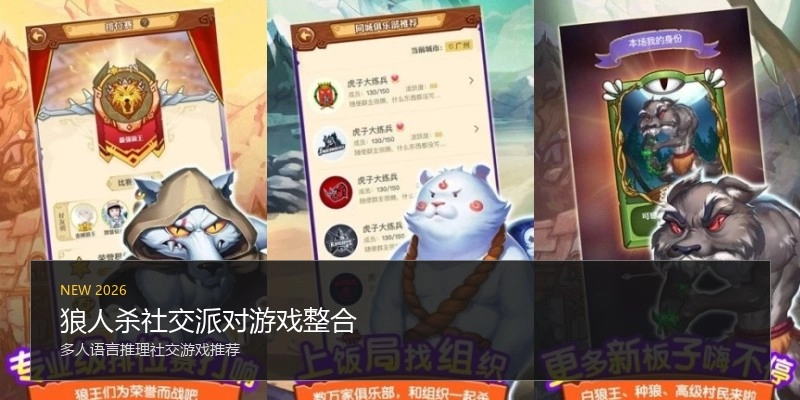 狼人杀社交派对游戏整合