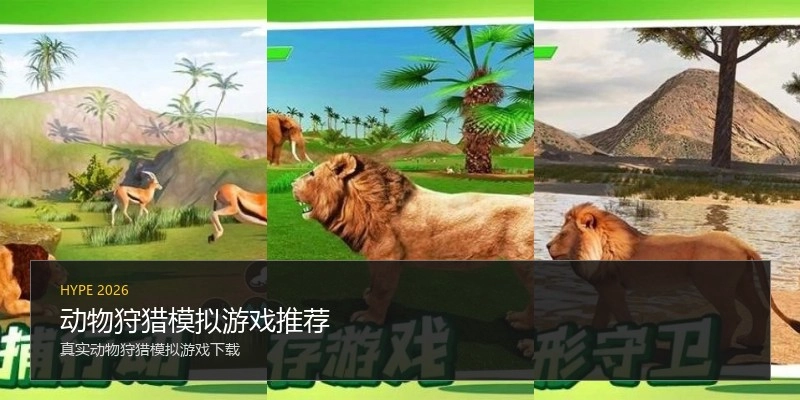动物狩猎模拟游戏推荐