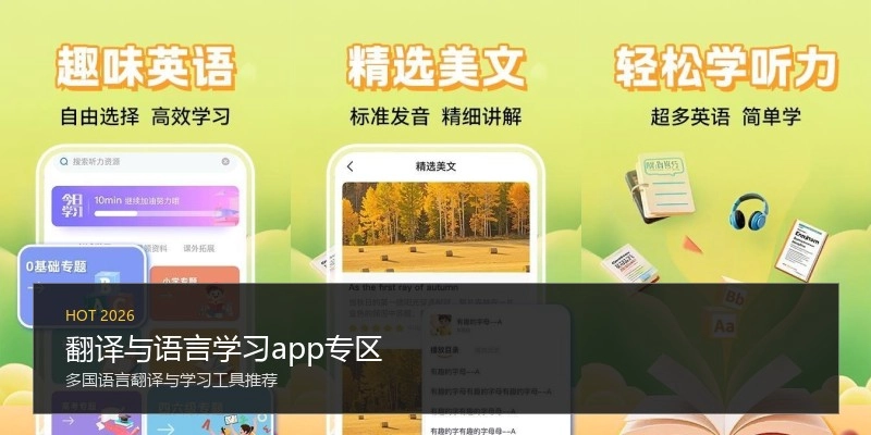 翻译与语言学习app专区