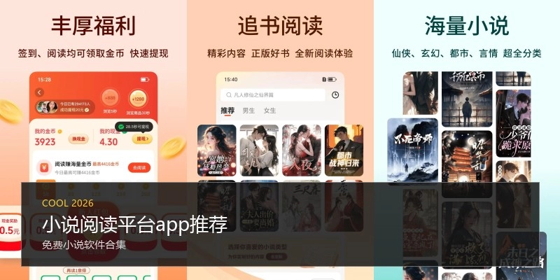 小说阅读平台app推荐