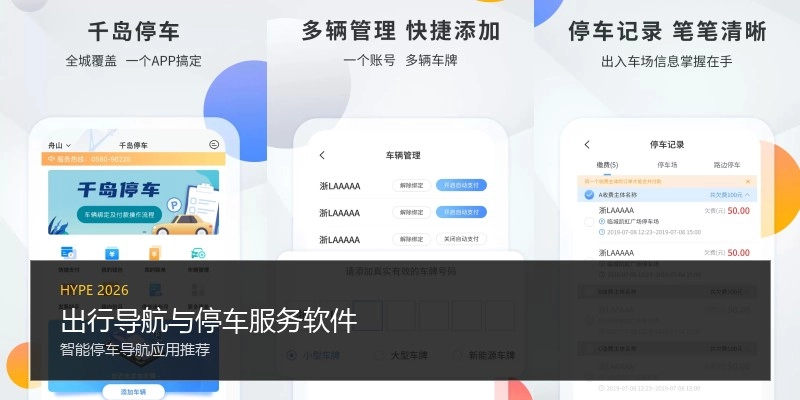 出行导航与停车服务软件