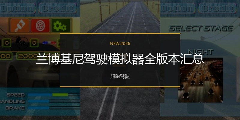 兰博基尼驾驶模拟器全版本汇总