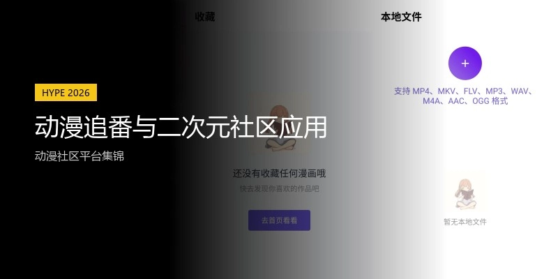 动漫追番与二次元社区应用