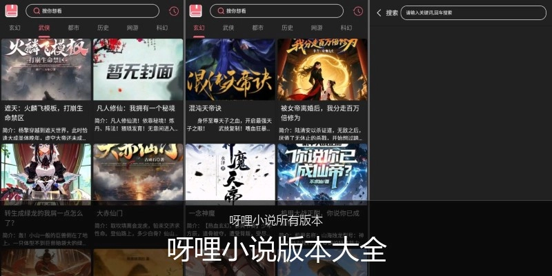 呀哩小说版本大全