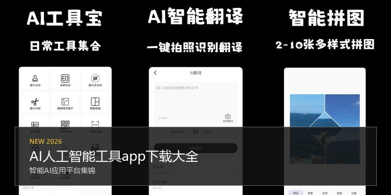 AI人工智能工具app下载大全