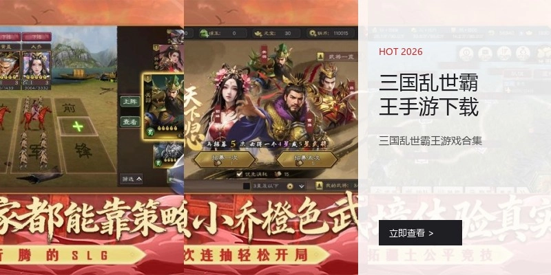三国乱世霸王手游下载