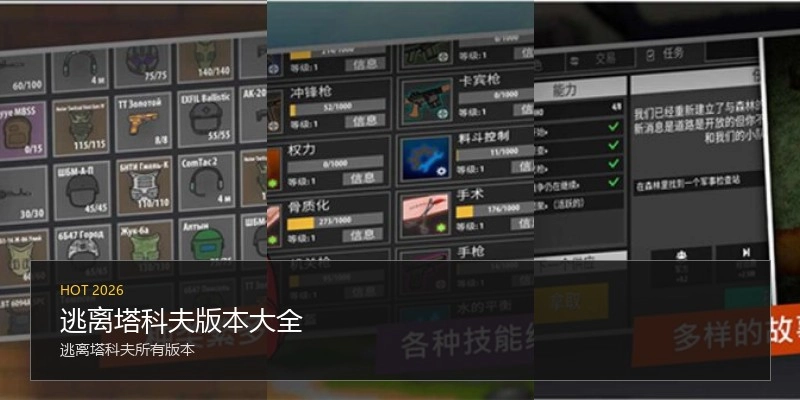 逃离塔科夫版本大全