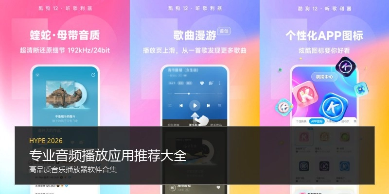 专业音频播放应用推荐大全