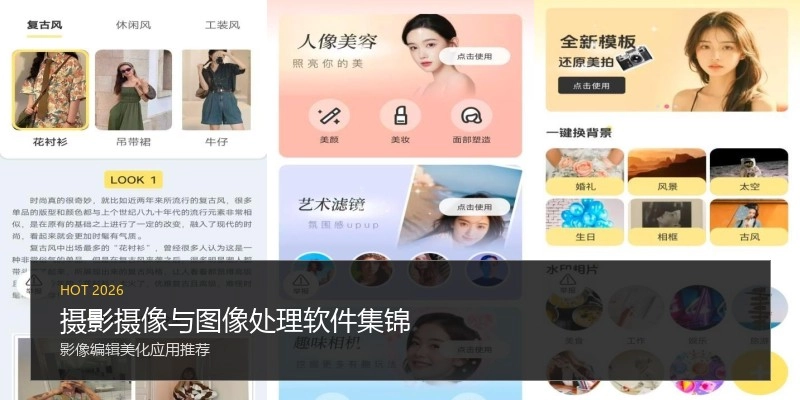 摄影摄像与图像处理软件集锦