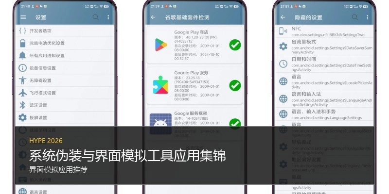 系统伪装与界面模拟工具应用集锦