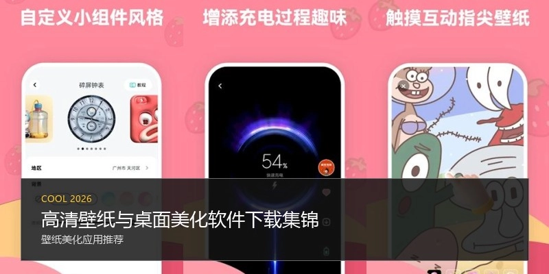 高清壁纸与桌面美化软件下载集锦