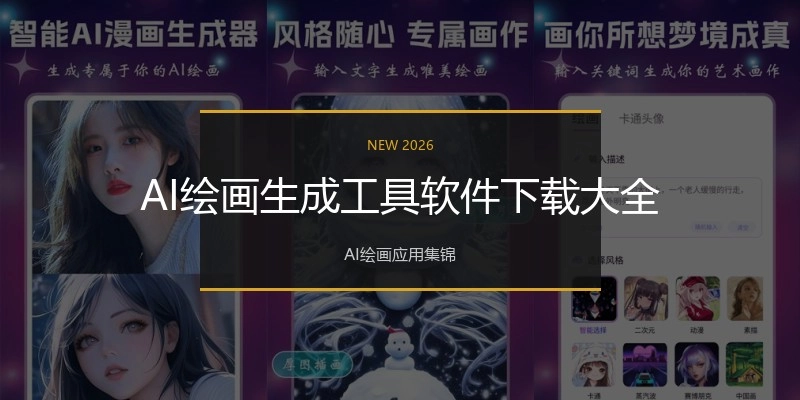 AI绘画生成工具软件下载大全