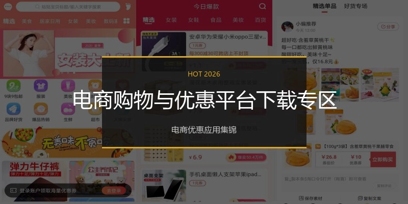 电商购物与优惠平台下载专区
