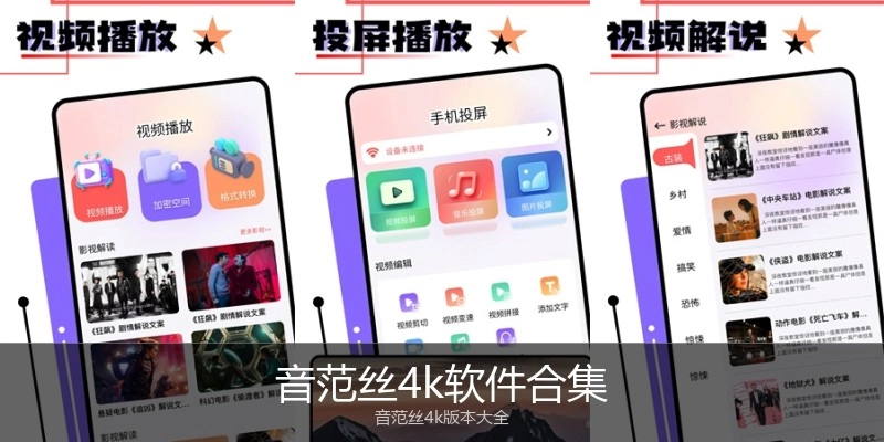 音范丝4k软件合集