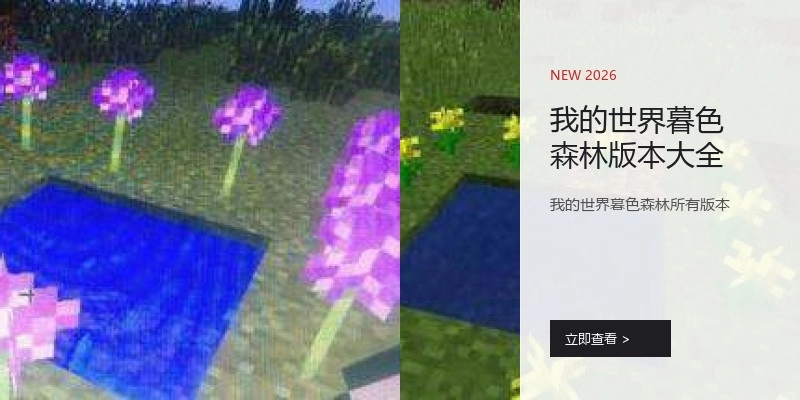 我的世界暮色森林版本大全