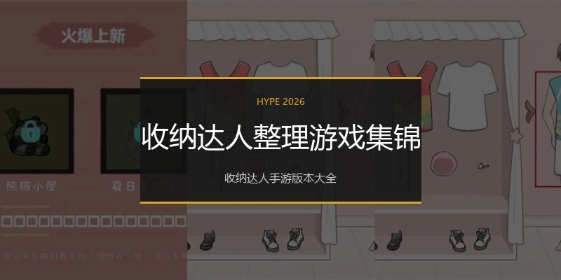 收纳达人整理游戏集锦