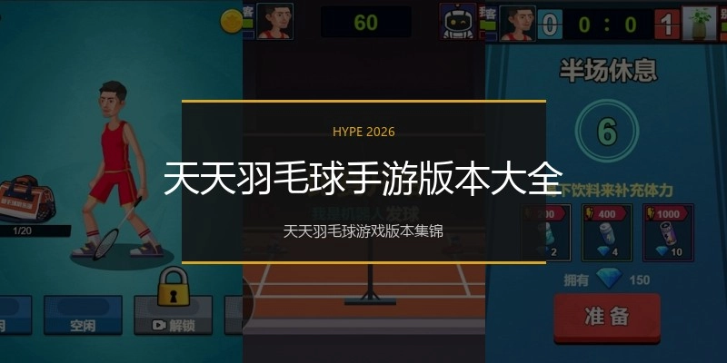 天天羽毛球手游版本大全