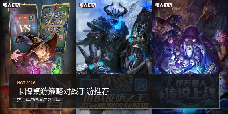 卡牌桌游策略对战手游推荐